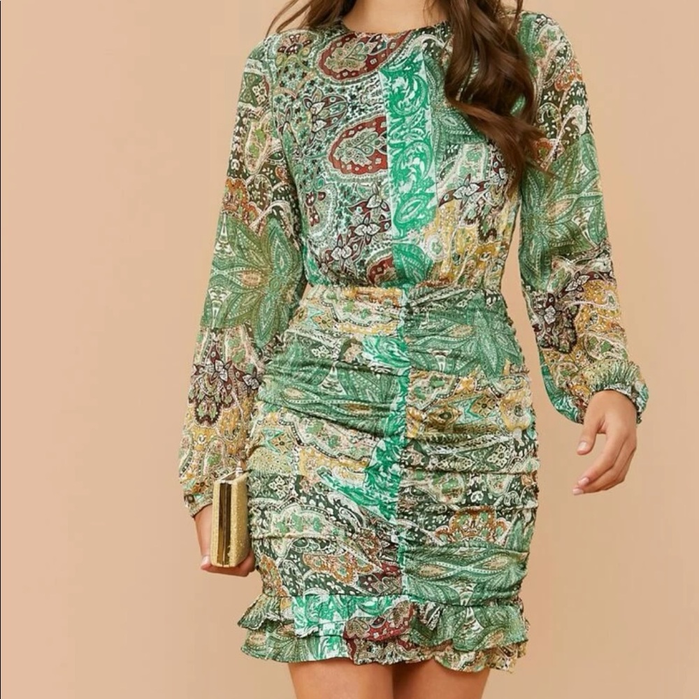Green Glamorous Dress